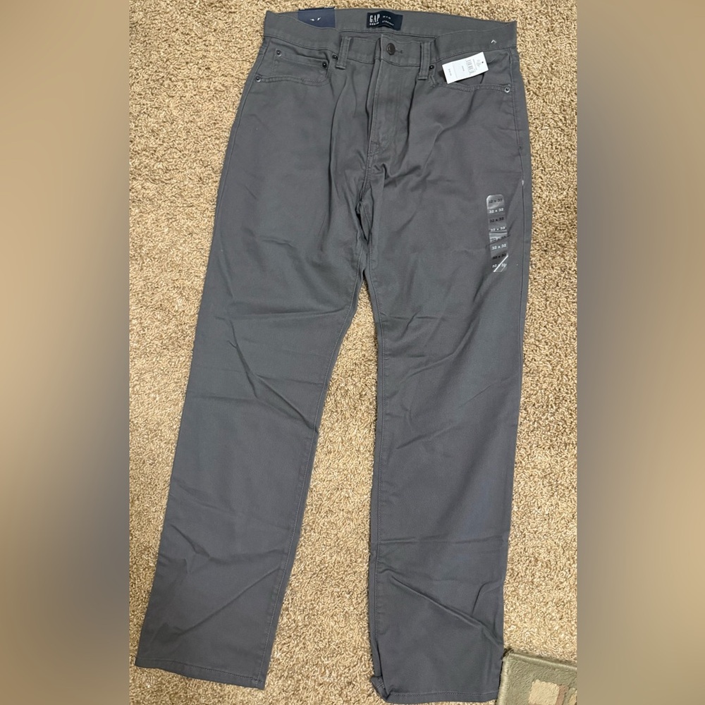 Men’s GAP Charcoal Casual Trousers 32x32